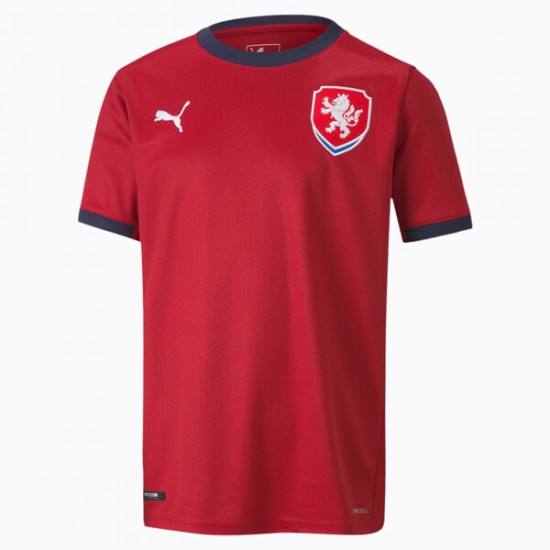 Camisola Chéquia Equipamento Primeiro Euro 2020 Manga Curta